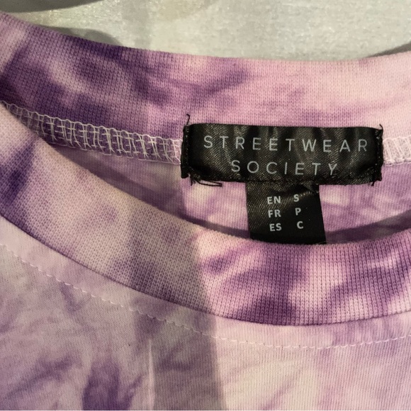 Urban Planet/Streetwear Society tiedye longsleeve - Picture 3 of 3